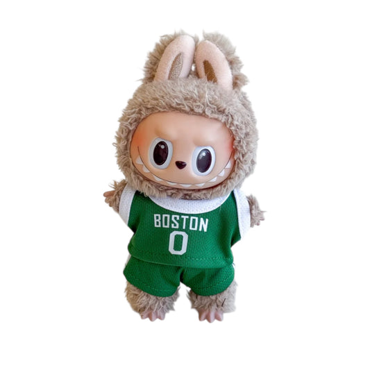 Labubu NBA Basketball Jersey Set - Boston Edition #0